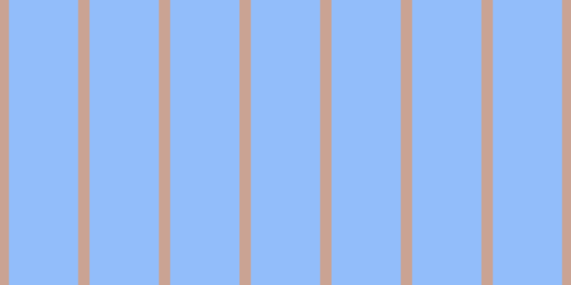 #92bdfa, #caa393 vertical lines, sixteen pixels wide, ninety-seven pixels apart