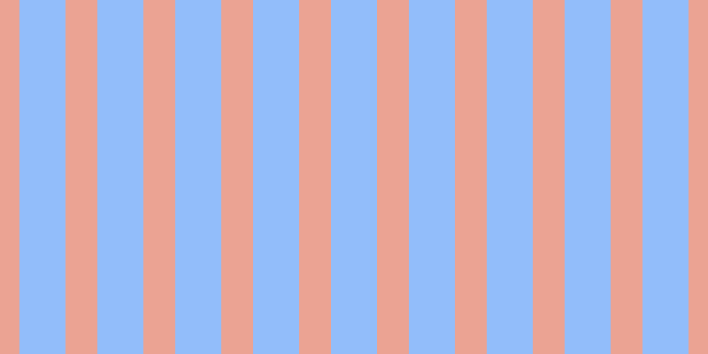 #92bdfa, #eba393 vertical lines, thirty-six pixels wide, fifty-two pixels apart