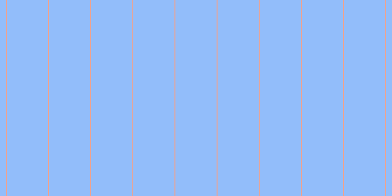 #92bdfa, #eba393 vertical lines, two pixels wide, eighty-four pixels apart