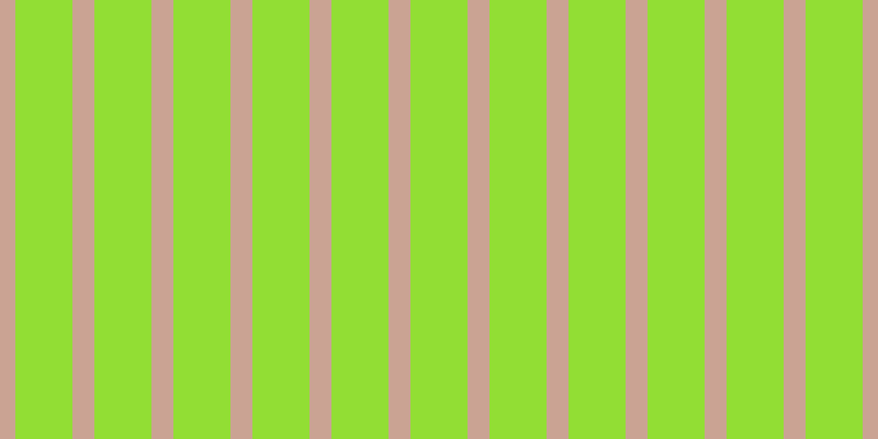 #92de34, #caa393 vertical lines, twenty pixels wide, fifty-two pixels apart