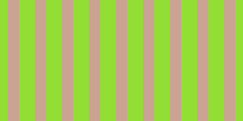 #92de34, #caa393 vertical lines, thirty-seven pixels wide, fifty-two pixels apart