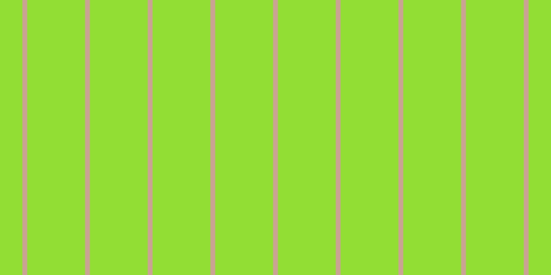 #92de34, #caa393 vertical lines, seven pixels wide, eighty-four pixels apart