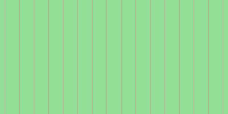 #92de97, #caa393 vertical lines, two pixels wide, forty-nine pixels apart