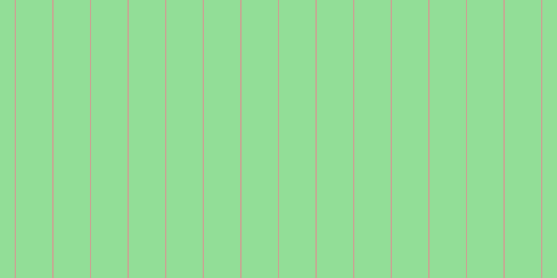 #92de97, #caa393 vertical lines, two pixels wide, fifty-two pixels apart