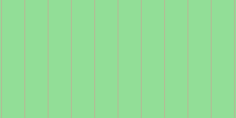#92de97, #caa393 vertical lines, two pixels wide, seventy-seven pixels apart