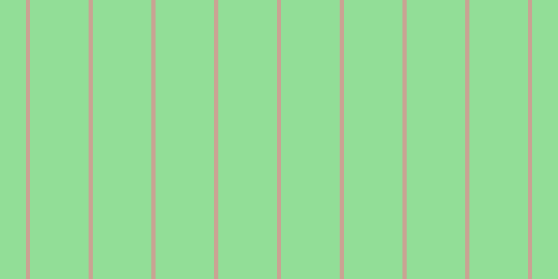 #92de97, #caa393 vertical lines, six pixels wide, eighty-four pixels apart