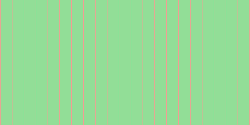 #92de97, #eba393 vertical lines, two pixels wide, thirty-six pixels apart