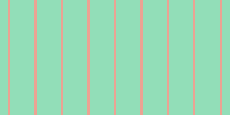 #92deb8, #eba393 vertical lines, eight pixels wide, eighty-four pixels apart