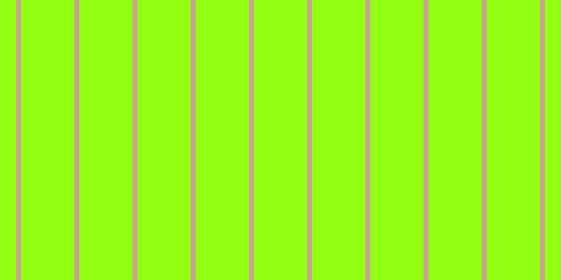 #92ff13, #caa393 vertical lines, seven pixels wide, seventy-six pixels apart
