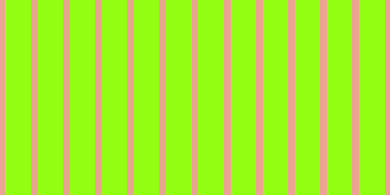 #92ff13, #eba393 vertical lines, fourteen pixels wide, fifty-two pixels apart