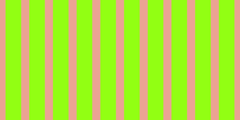 #92ff13, #eba393 vertical lines, twenty-seven pixels wide, fifty-two pixels apart