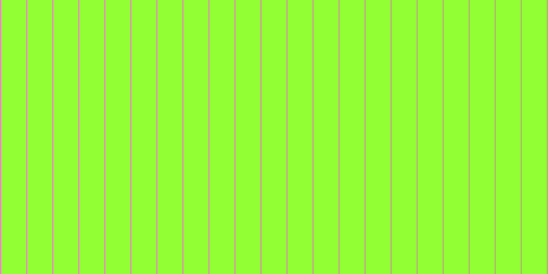 #92ff34, #caa393 vertical lines, two pixels wide, thirty-six pixels apart