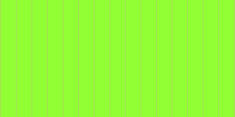 #92ff34, #caa393 vertical lines, one pixels wide, fifty-two pixels apart