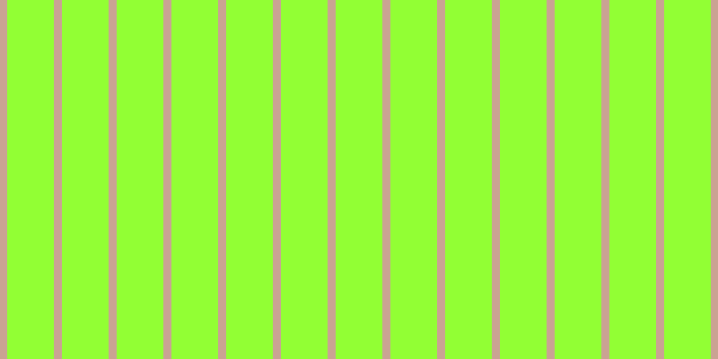 #92ff34, #caa393 vertical lines, nine pixels wide, fifty-two pixels apart