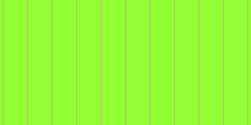 #92ff34, #caa393 vertical lines, two pixels wide, seventy-six pixels apart