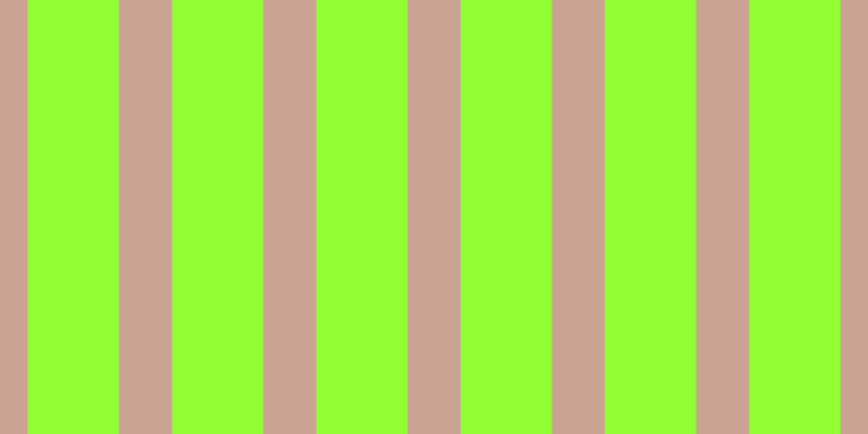 #92ff34, #caa393 vertical lines, forty-nine pixels wide, eighty-four pixels apart