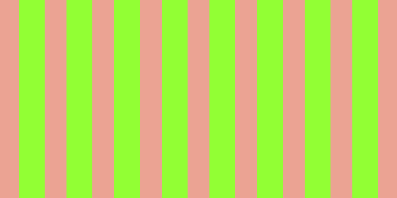 #92ff34, #eba393 vertical lines, forty-four pixels wide, fifty-two pixels apart