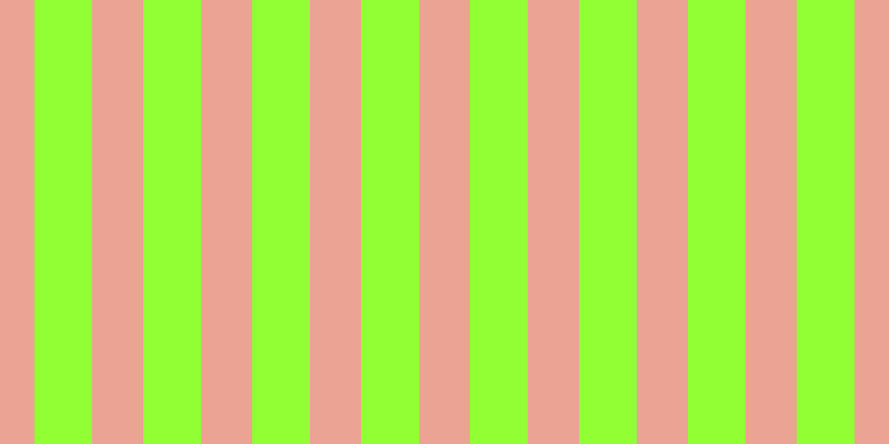 #92ff34, #eba393 vertical lines, forty-six pixels wide, fifty-two pixels apart
