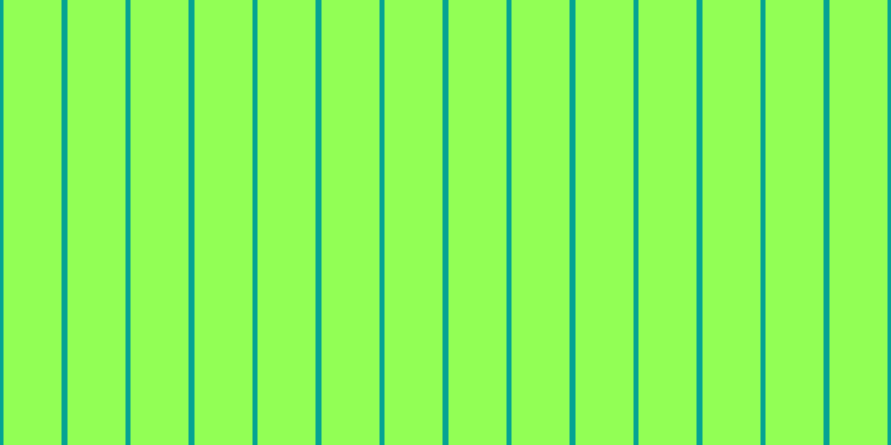 #92ff55, #04a393 vertical lines, five pixels wide, fifty-two pixels apart