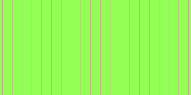 #92ff55, #caa393 vertical lines, two pixels wide, thirty-nine pixels apart