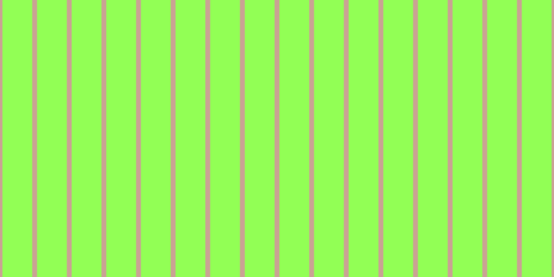 #92ff55, #caa393 vertical lines, seven pixels wide, forty-three pixels apart