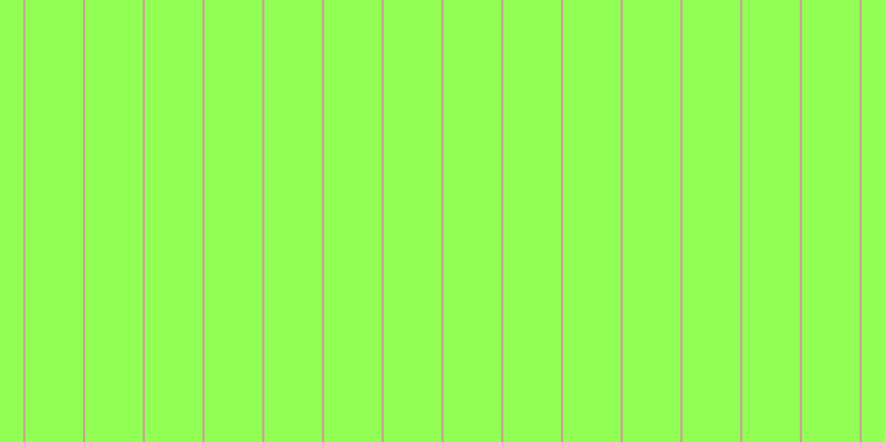 #92ff55, #caa393 vertical lines, two pixels wide, fifty-two pixels apart