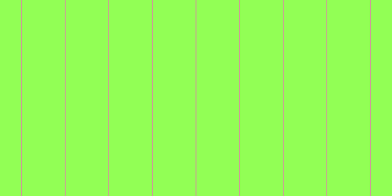 #92ff55, #caa393 vertical lines, two pixels wide, eighty-seven pixels apart