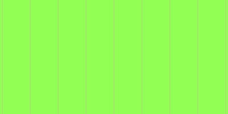 #92ff55, #caa393 vertical lines, one pixels wide, ninety-seven pixels apart
