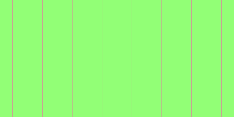 #92ff76, #caa393 vertical lines, two pixels wide, one hundred pixels apart