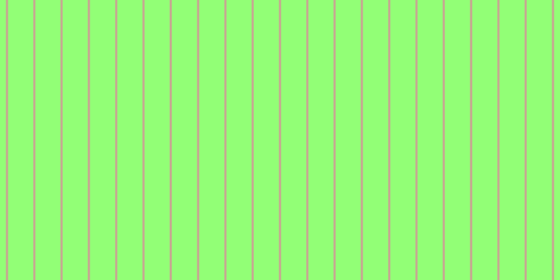 #92ff76, #caa393 vertical lines, three pixels wide, thirty-six pixels apart
