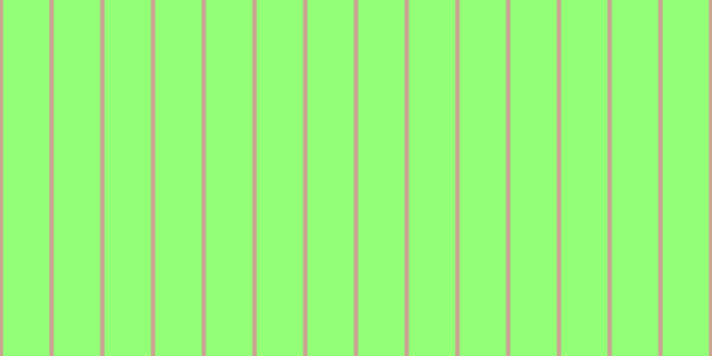 #92ff76, #caa393 vertical lines, five pixels wide, fifty-two pixels apart
