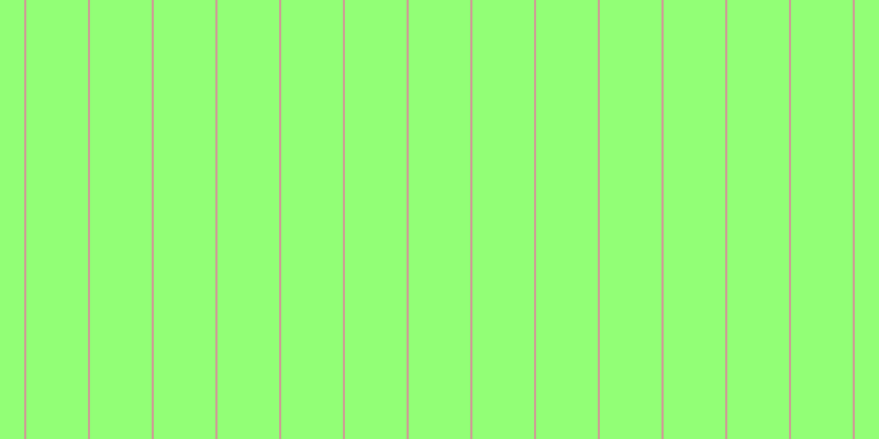 #92ff76, #caa393 vertical lines, two pixels wide, fifty-six pixels apart