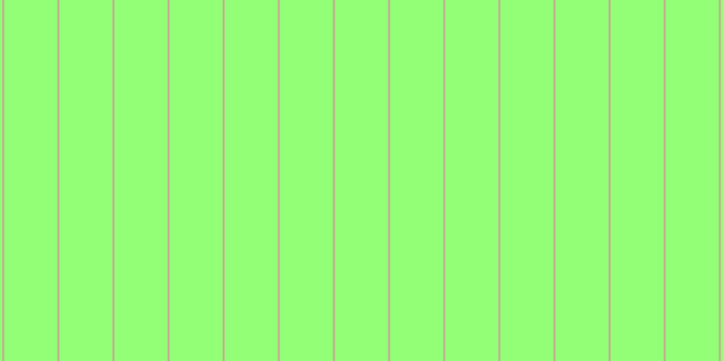 #92ff76, #caa393 vertical lines, two pixels wide, fifty-nine pixels apart