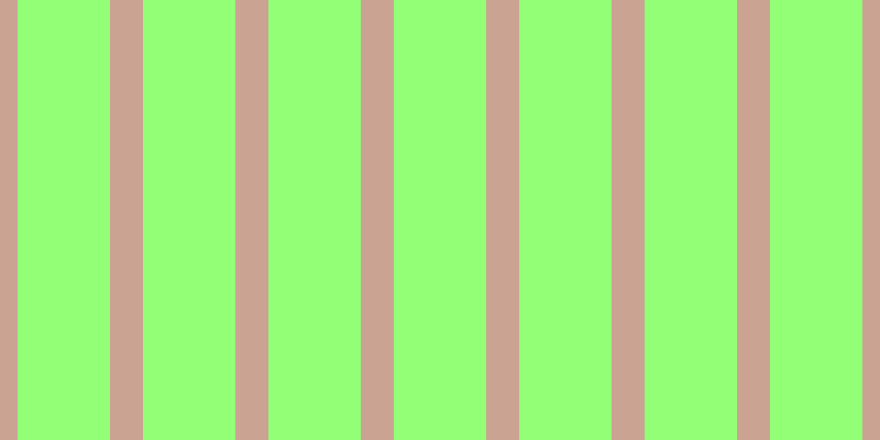 #92ff76, #caa393 vertical lines, thirty pixels wide, eighty-four pixels apart