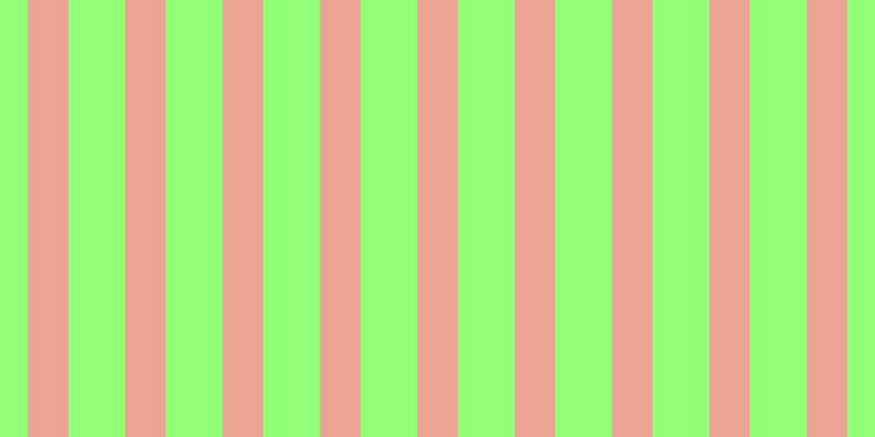 #92ff76, #eba393 vertical lines, thirty-seven pixels wide, fifty-two pixels apart