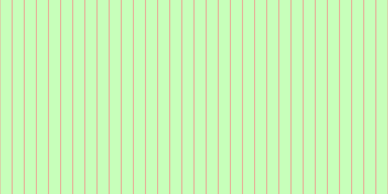 #92ff76 (50%), #eba393 vertical lines, two pixels wide, twenty-three pixels apart
