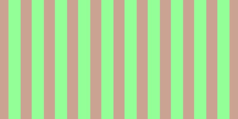 #92ff97, #caa393 vertical lines, thirty-seven pixels wide, forty-one pixels apart