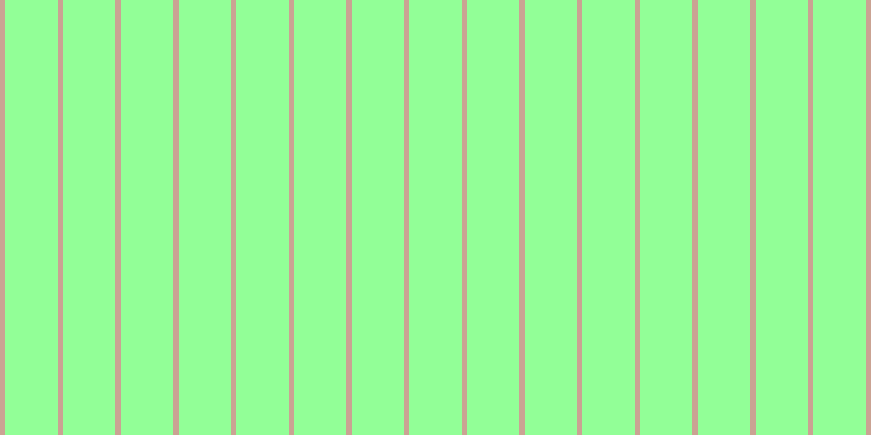 #92ff97, #caa393 vertical lines, five pixels wide, forty-eight pixels apart
