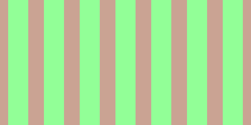 #92ff97, #caa393 vertical lines, fifty pixels wide, sixty-four pixels apart