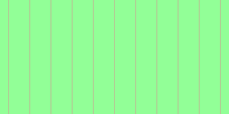 #92ff97, #caa393 vertical lines, two pixels wide, seventy-two pixels apart