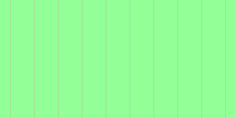 #92ff97, #caa393 vertical lines, one pixels wide, eighty pixels apart