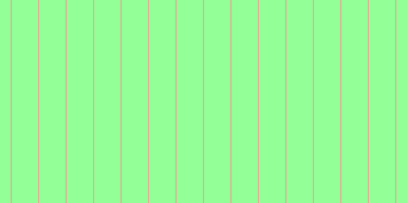 #92ff97, #eba393 vertical lines, two pixels wide, fifty-two pixels apart