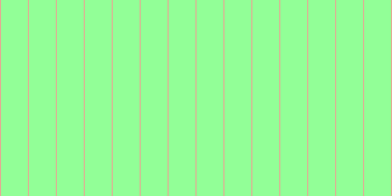 #92ff97, #eba393 vertical lines, two pixels wide, fifty-five pixels apart