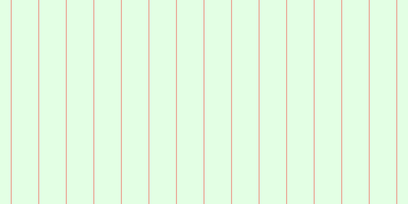 #92ff97 (25%), #eba393 vertical lines, two pixels wide, fifty-two pixels apart