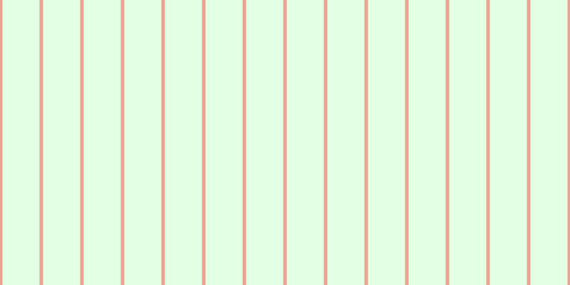 #92ff97 (25%), #eba393 vertical lines, five pixels wide, fifty-two pixels apart