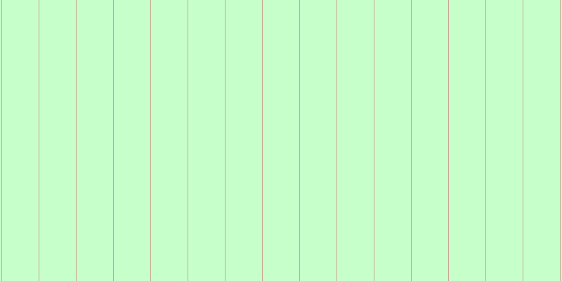#92ff97 (50%), #caa393 vertical lines, one pixels wide, fifty-two pixels apart