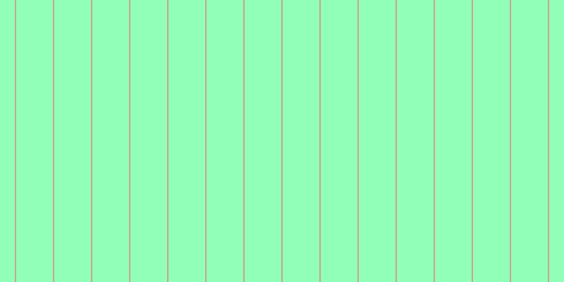 #92ffb8, #caa393 vertical lines, two pixels wide, fifty-two pixels apart