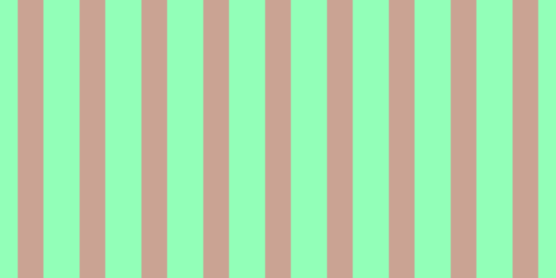 #92ffb8, #caa393 vertical lines, thirty-seven pixels wide, fifty-two pixels apart