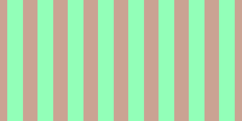 #92ffb8, #caa393 vertical lines, forty-eight pixels wide, fifty-two pixels apart