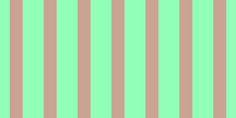 #92ffb8, #caa393 vertical lines, forty-four pixels wide, seventy-one pixels apart